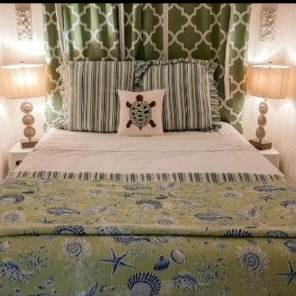 63" Moroccan Print Darkening Curtains Set of 2 MSRP $72 - Picture 2 of 3